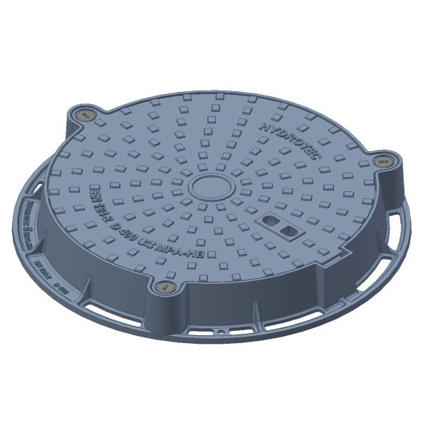 Vodotěsný kanalizační poklop D400 HYDROtight 600