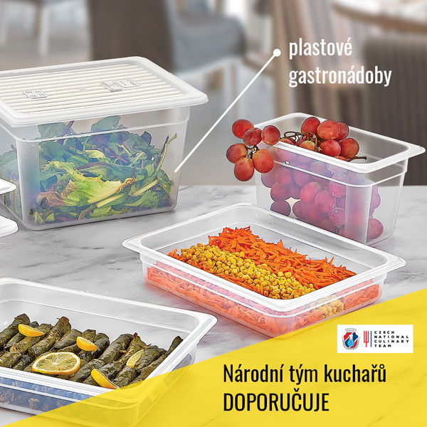 Polypropylenové gastronádoby jsou vynikající volbou pro vaše potřeby skladování i přepravy jídla.