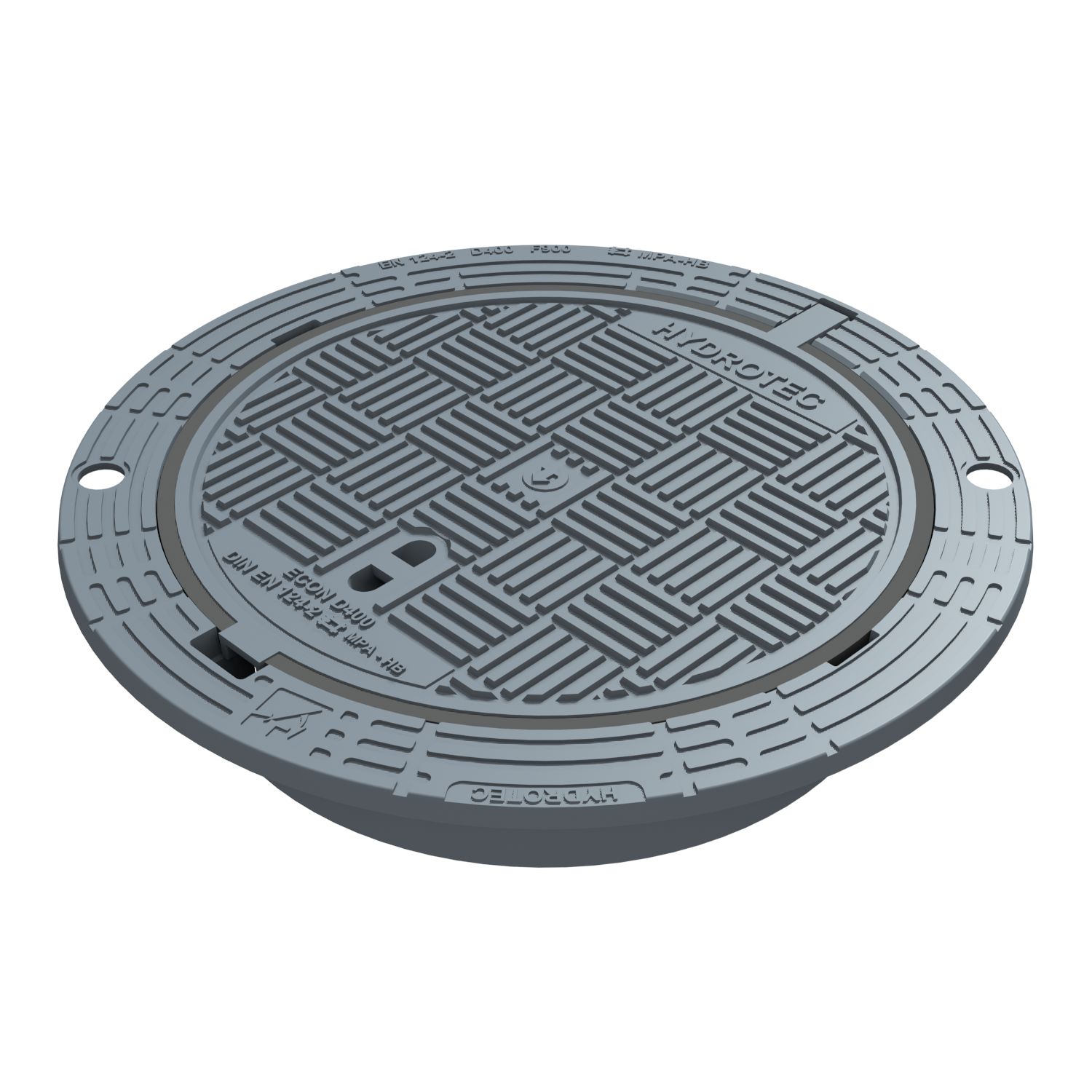 Samonivelační poklop D400 ECONpur SN 600/160 bez ventilace